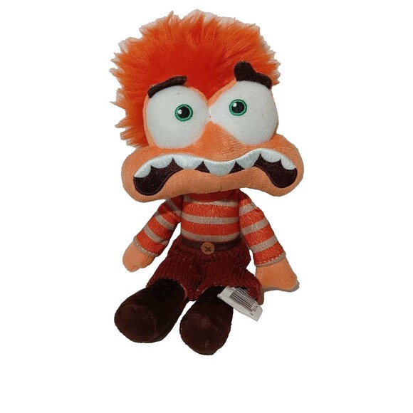 Disney Pixar Inside Out 2 ANXIETY 8” Plush Doll Emotion 2024 Toy Preowned - Picture 1 of 3
